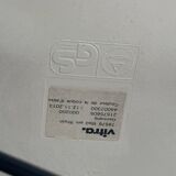 Set of 6 white Vitra chairs