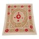 Nappe brodée à la main vintage 130x153 cm