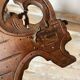 antique wall shelf gothic style openwork wood