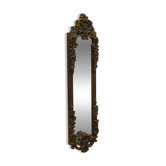 Miroir dans un cadre en bois, design italien, années 1960, fabriqué en Italie