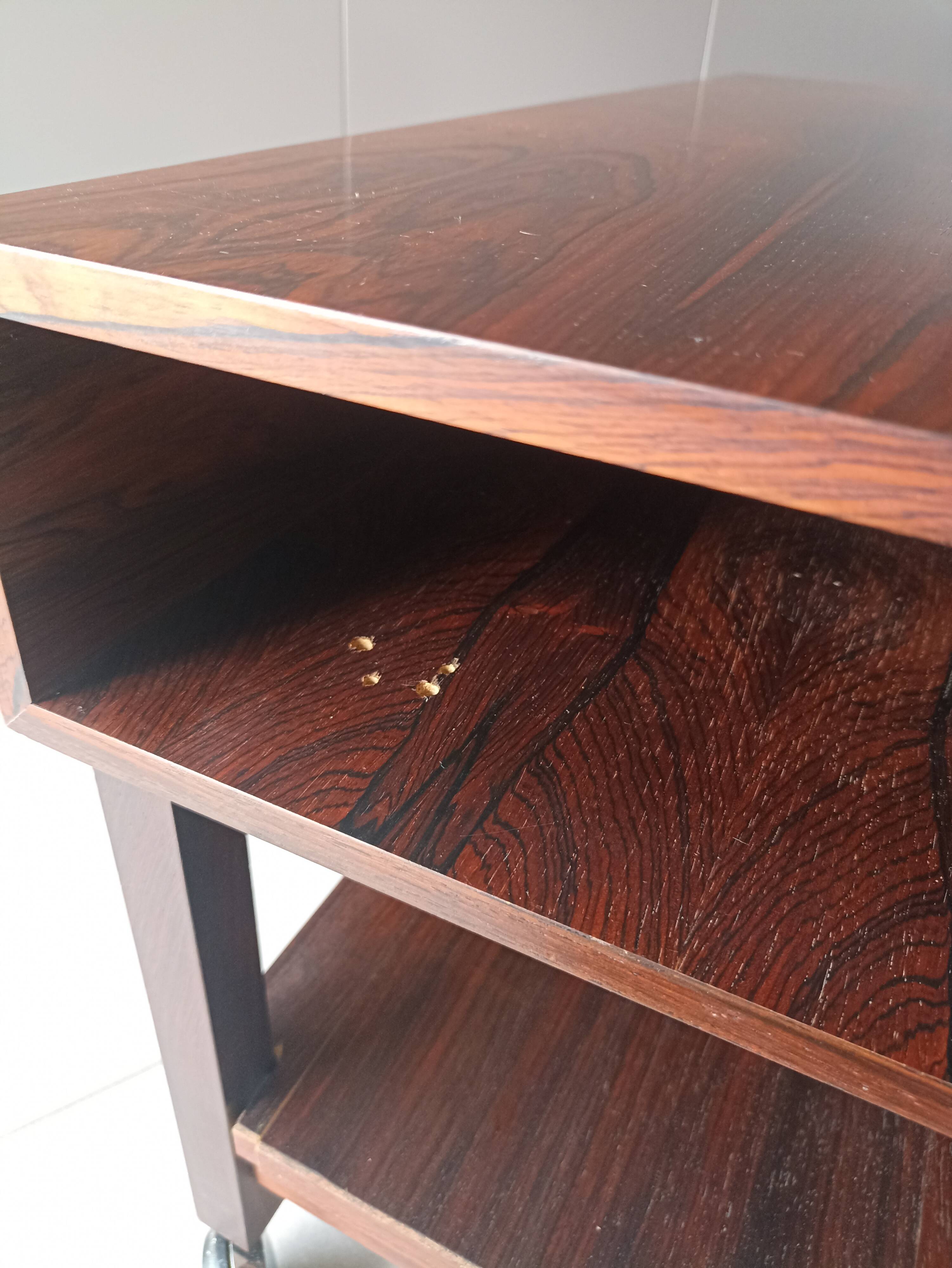 Bruksbo coffee table on casters