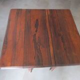 Antique oak folding side table