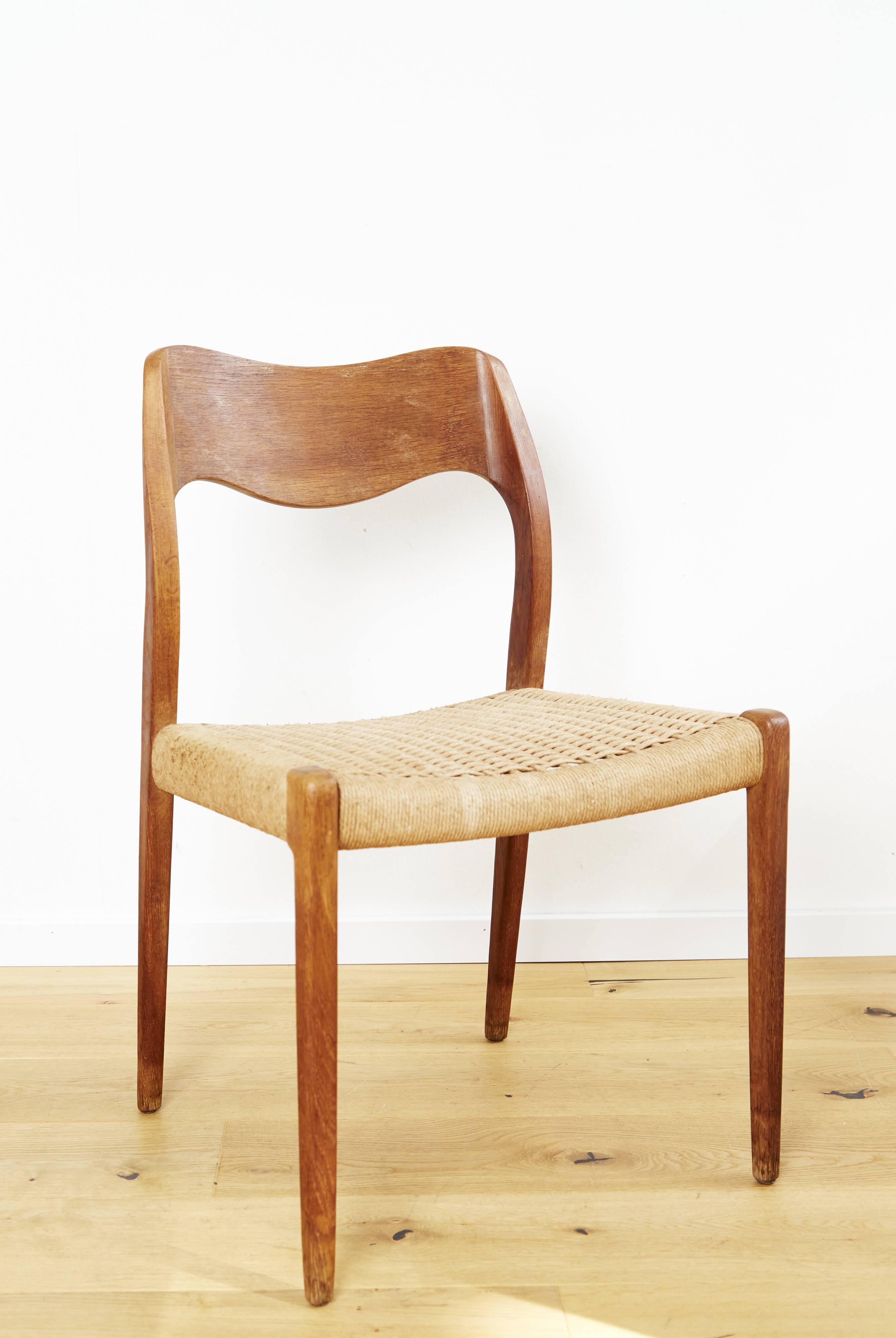 Niels O. Møller No. Dining Chairs No.71 for J. L Moller, Set of 3