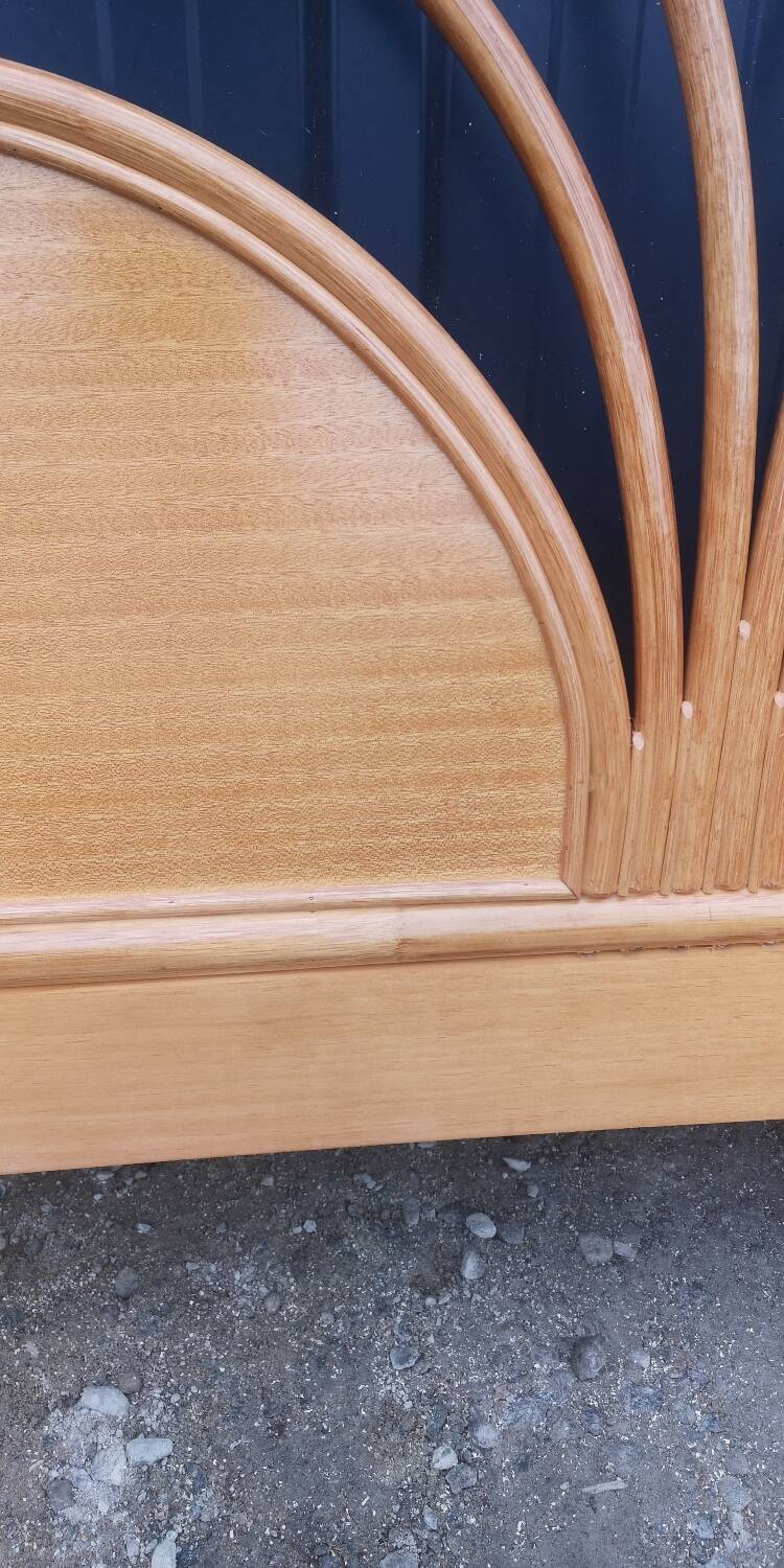 Rattan headboard
