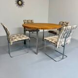 Set of 4 old Saporiti Italia chairs from the 1970s, Ernes design