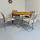 Set of 4 old Saporiti Italia chairs from the 1970s, Ernes design