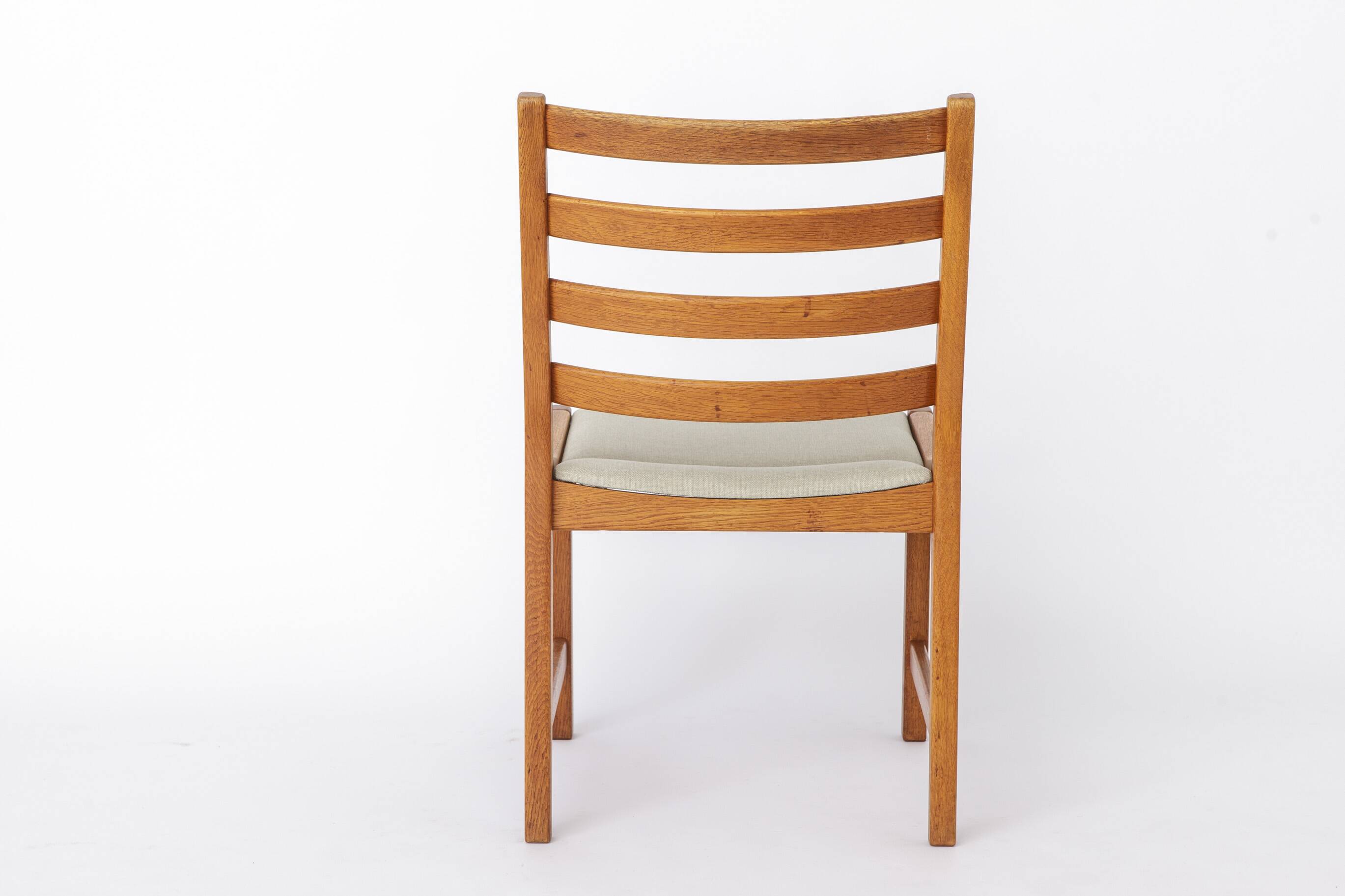 2 of 6 Kurt Østervig Oak Dining Chairs for KP Møbler, 1960s Danish