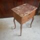 Bedside Louis XVI marqueterie with on 19th siecle