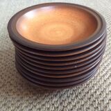 Series of 10 hollow sandstone plates