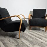Armchairs by K. Kozelka & A. Kropacek, 1950s, Set of 2