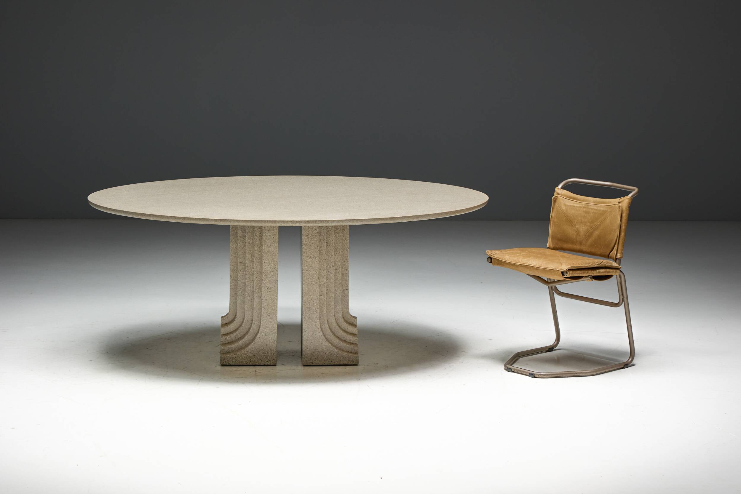 Samo dining table by Carlo Scarpa for Simon Gavina, Italy, 1971