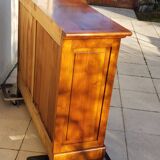 Louis Philippe low sideboard in cherry wood
