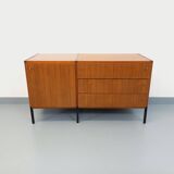 Vintage modernist enfilade ARP Minvielle by Guariche Mortier Motte teak