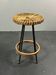 Midcentury Dutch rattan bamboo bar stools by Rohé Noordwolde, 1950s