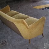 Set of lounge couch sofa 2 chairs 50s vintage