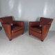 Paire de fauteuils clubs