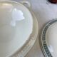 Vintage soup tureen, blue ironstone, Salins model, Castellane