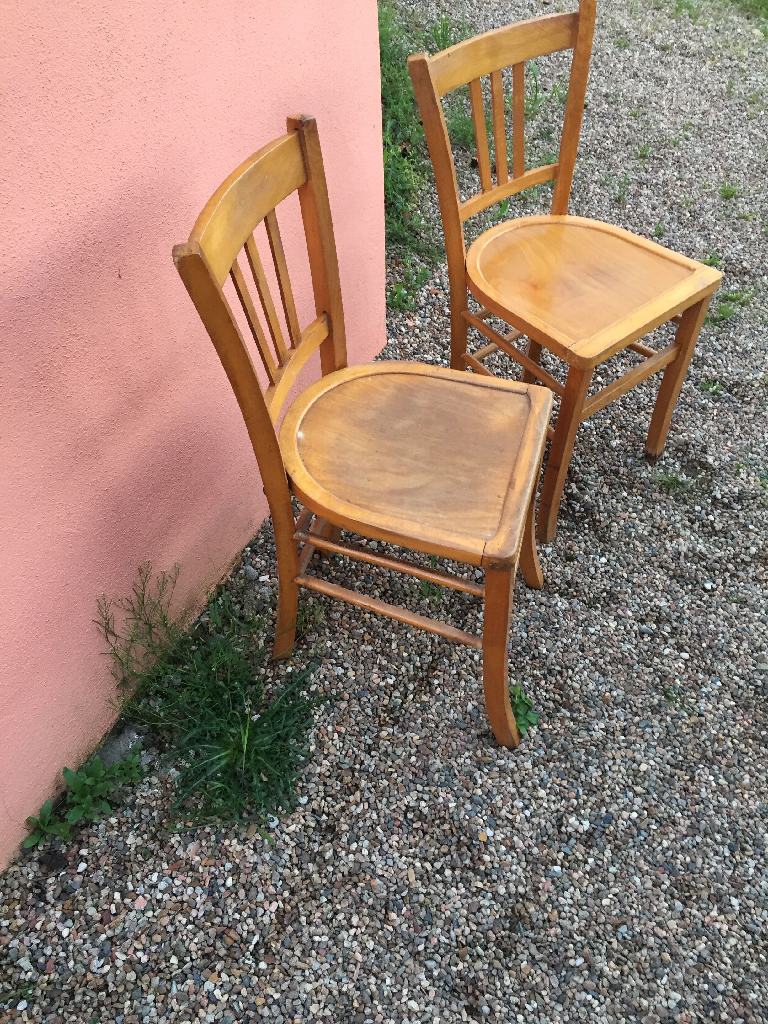 Paire de chaise Baumann