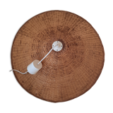 Large wicker ceiling lamp