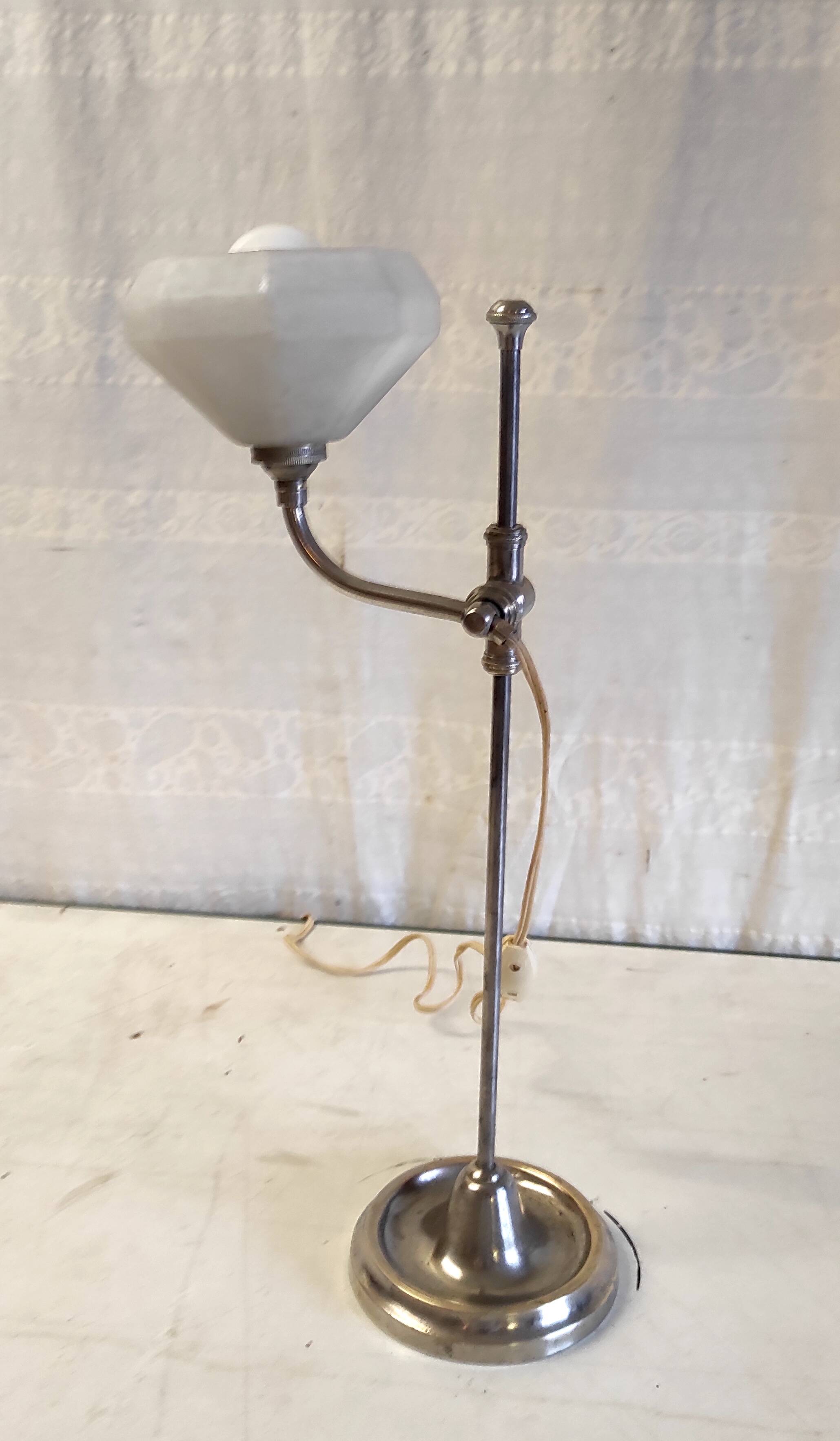 Art-deco adjustable table lamp - 1930s/40s
