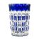 Mid-century modern vase, cobalt glass, Germany, 1950s