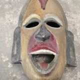 Old Nepalese cast iron mask
