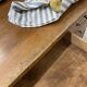 Oak and veneer counter or desk