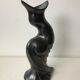Glazed Black ceramic vase