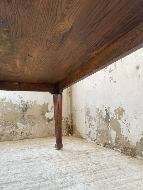 Table de ferme chêne massif 185cm