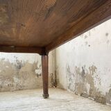 Solid oak farmhouse table 185cm