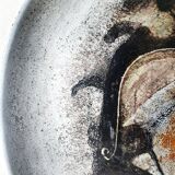 Painted ceramic plate Sant Vicens signed Pierre Saint-Paul