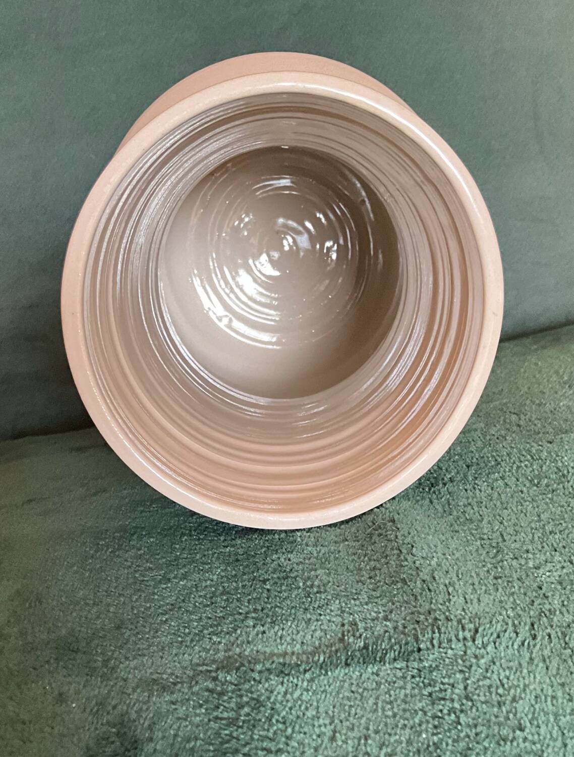Vase céramique en grès beige