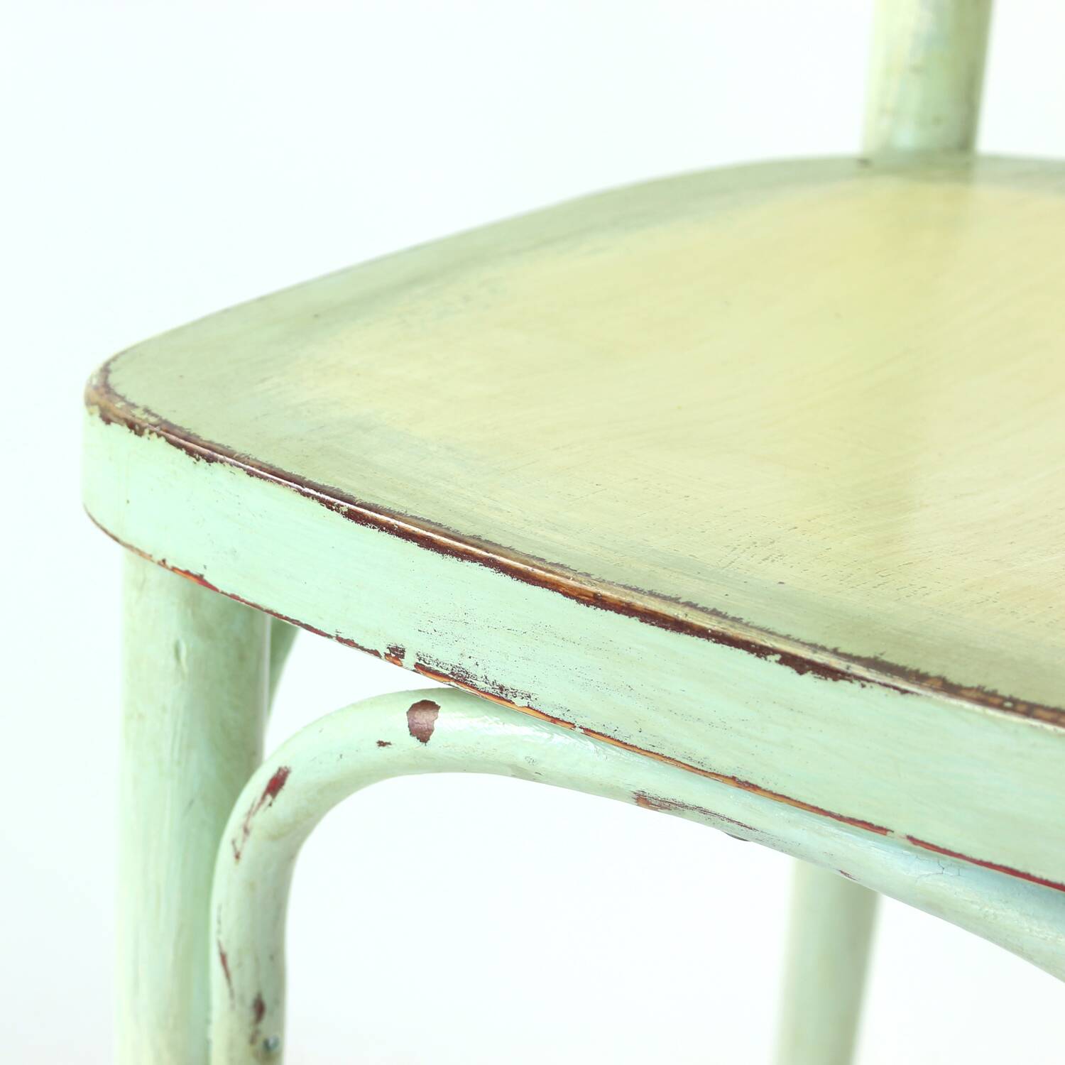 Vintage wooden dining chair, Czechoslovakia 1950s