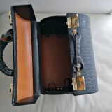 Vanity case old Bergo Aubusson black