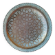 Vintage Moroccan tray in copper metal
