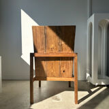 Armchair in natural wood (teak) minimalist design