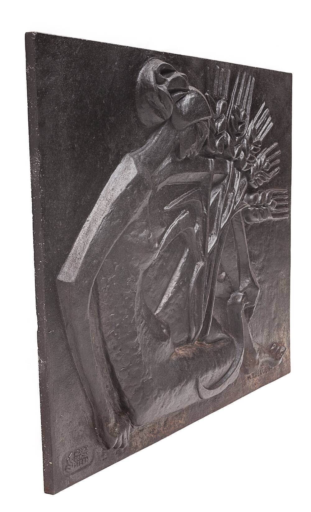 Quellier fireplace plate