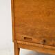 Antique Scandinavian filing cabinet, tambour archive cabinet, high-end, single, Sweden, 1960s