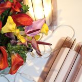 Set sconces Guzzini bagno vintage 70s