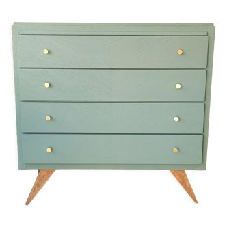 Vintage chest of drawers 60s compass