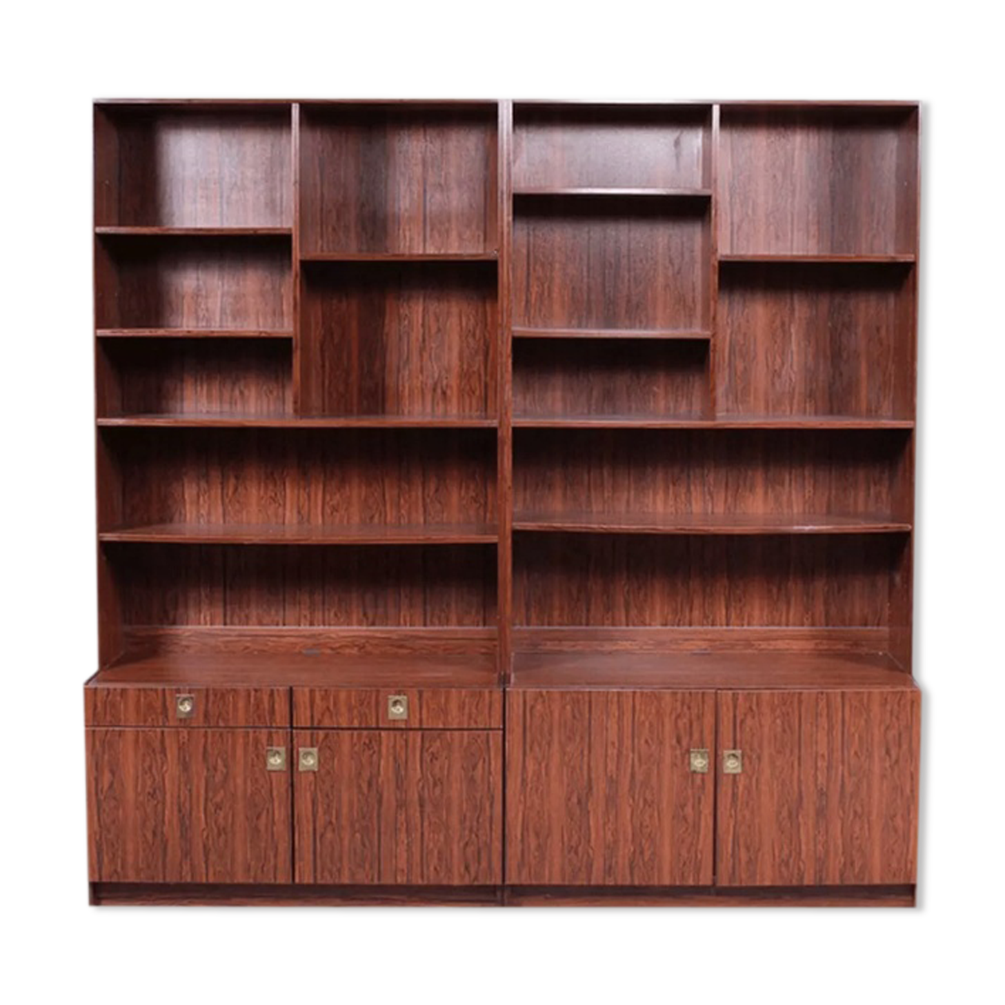 2 bookshelves rosewood, Denmark 1960 's