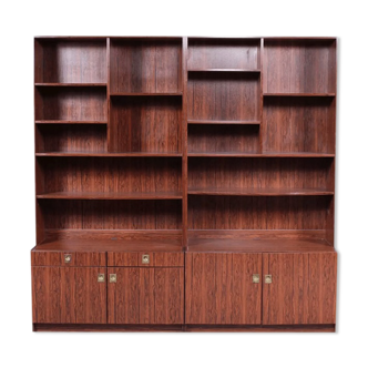 2 bookshelves rosewood, Denmark 1960 's