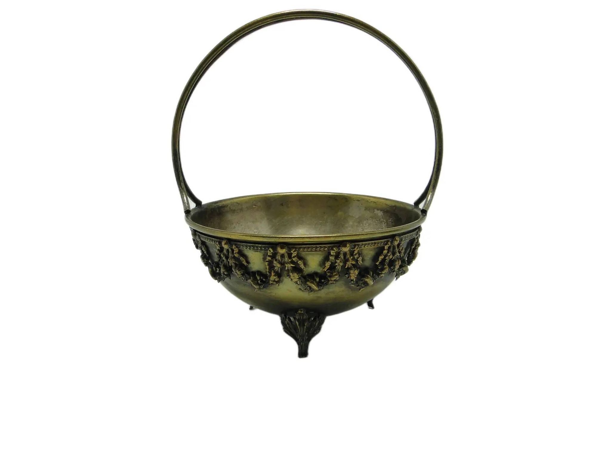 Baroque decorative bowl, brass, Germany, 1930s.
