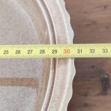 Barbotine serving dish
