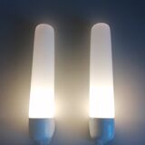 1960’s modernist mid-century Wilhem Wagenfeld pair of sconces for Lindner gmbh