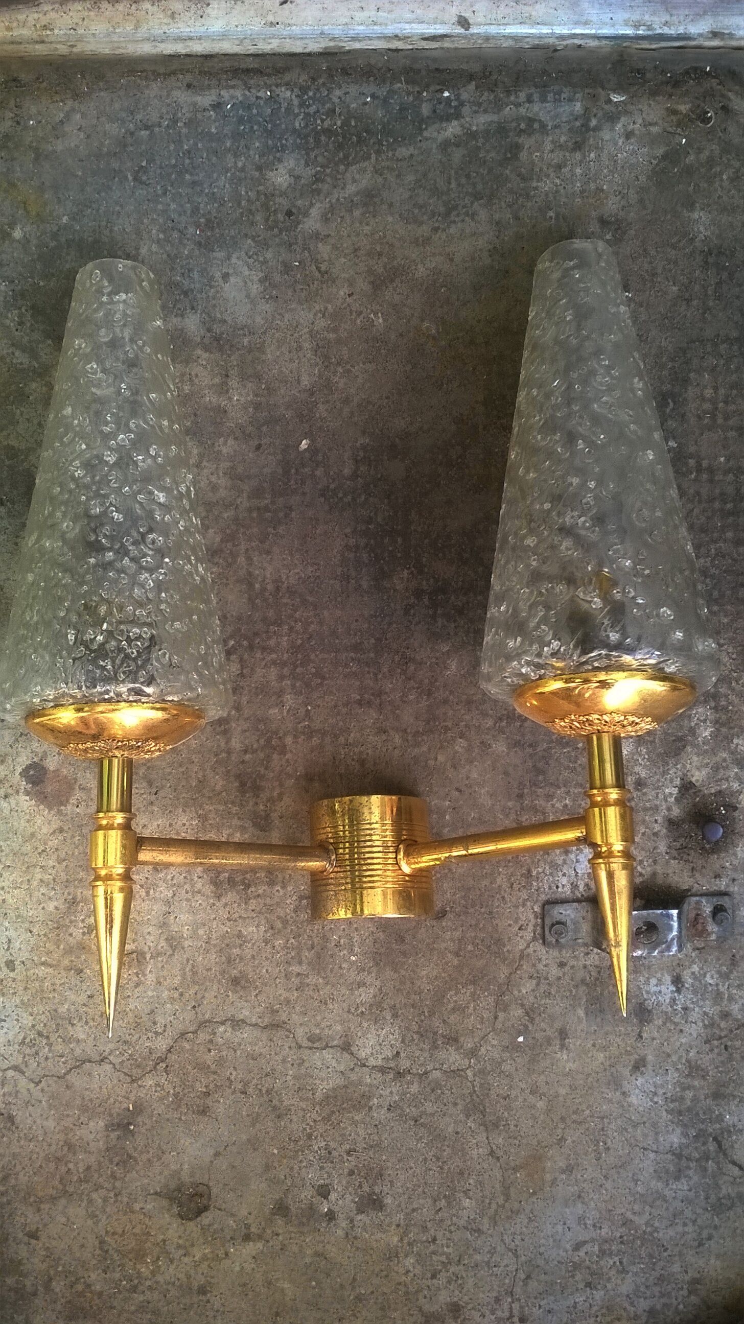 Pair of vintage sconces