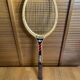 Vintage adidas tennis racket ilie năstase wood + case #e2
