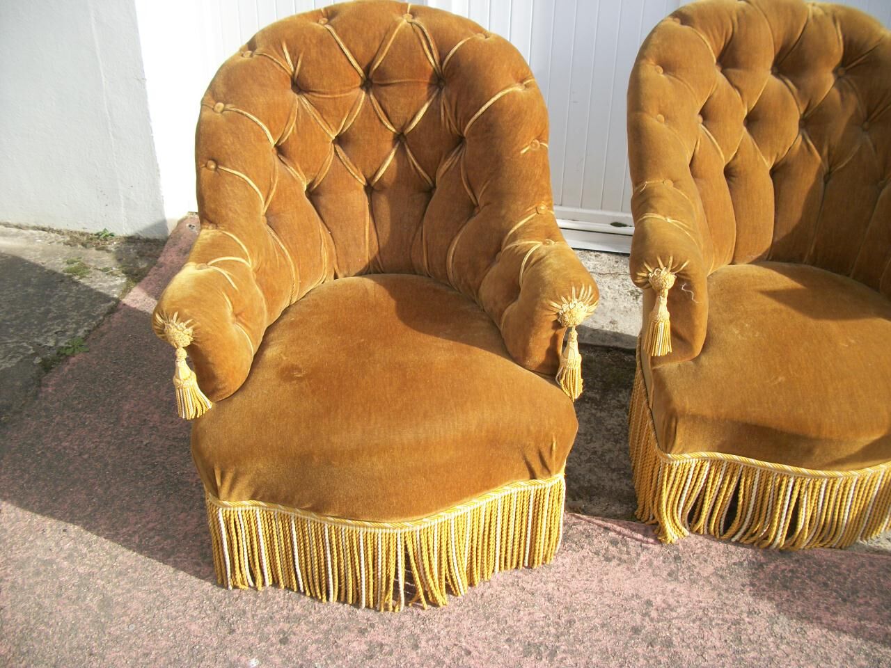 Pair of toad chairs