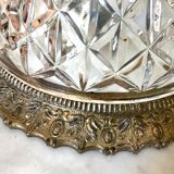 Early 20th century crystal ceiling light