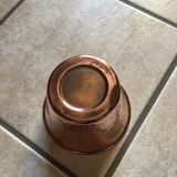 Hammered copper pot cover